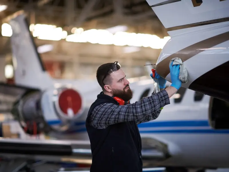 Privatjet Detailing